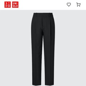 Uniqlo Black AirSense Pleated Pants